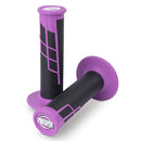 Pro Taper Lock On Grips 1/ Waffle Neon-Purple/Black