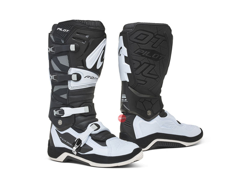 Forma Pilot Black white Off Road Boots Size (EU) 43