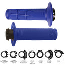 ProGrip Lock on Grips 22mm 7 Throttle Cams - Blue