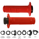ProGrip Lock on Grips 22mm 7 Throttle Cams - Red