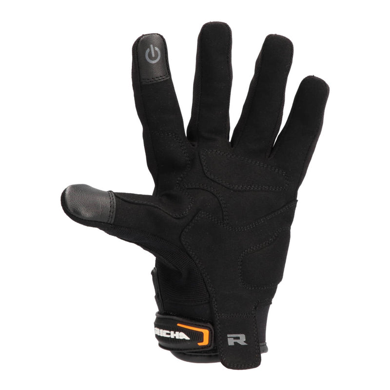 Richa Scope Glove - Black / Orange Size Large