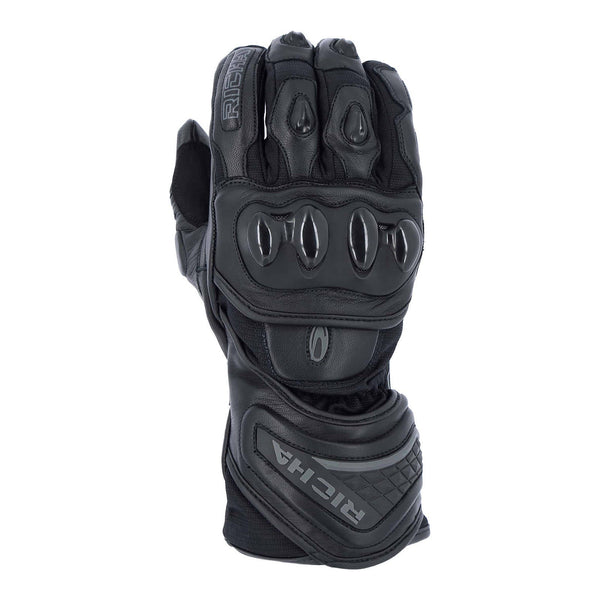 Richa Warrior Evo Leather Sport Glove - Black Size XL