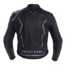 Richa Assen Leather Jacket - Black Size 4XL