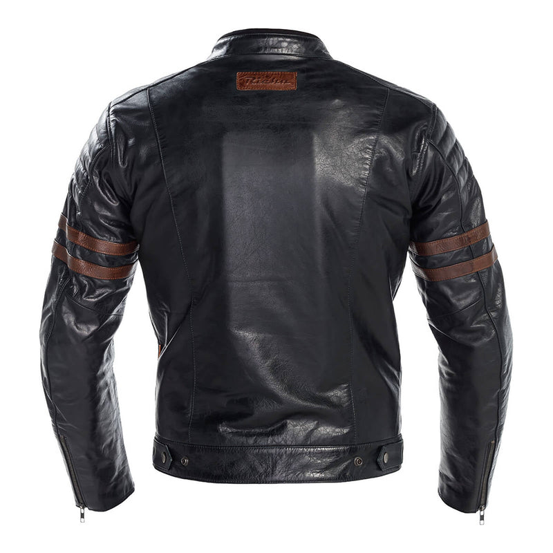Richa Curtiss Leather Jacket - Green / Brown Size 3XL