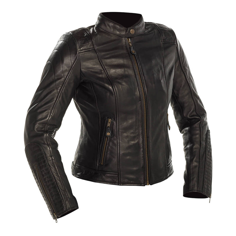 Richa Ladies Lausanne Leather Jacket - Black Size 6