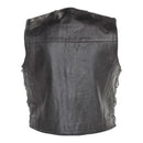 Richa Gilet Sadic Leather Vest with Laces - Black Size XL