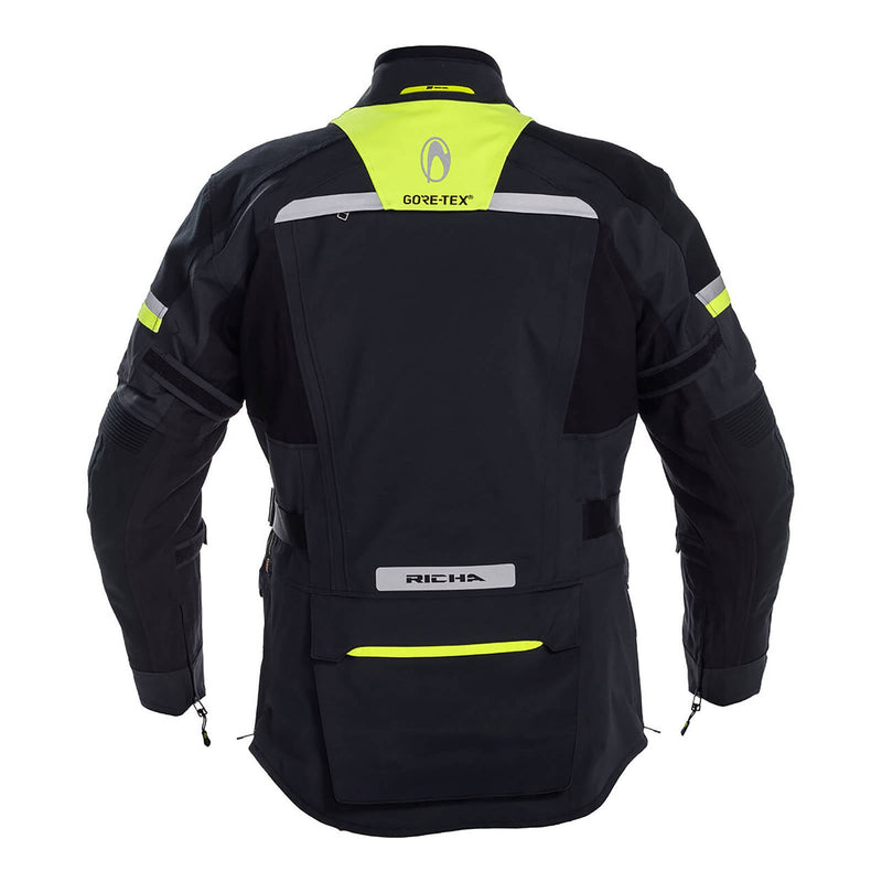 Richa Atlantic Gore-Tex Jacket - Black / Yellow Size Large