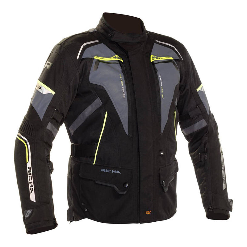 Richa Infinity 2 Flare Jacket - Black / Grey / Fluro Size 4XL