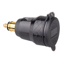Rocky Creek Designs PA032 USB A & C Power Adapter with Voltmeter and On/Off Switch