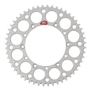 Renthal Sprocket Rear Silver 52T Alloy 7075 T6 Grooved