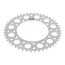 Renthal Sprocket Rear Silver 46T Alloy 7075 T6 Grooved Yamaha