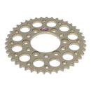 Renthal Sprocket Rear Silver 42T Alloy 7075 T6 Grooved Kawasaki