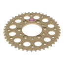 Renthal Sprocket Rear Silver 44T Alloy 7075 T6 Grooved Kawasaki