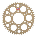 Renthal Sprocket Rear Silver 46t Alloy 7075 T6 Grooved Kawasaki