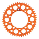 Renthal Rear Sprocket 48T Alloy 7075-T6 Grooved - Orange (KTM  Husqvarna)