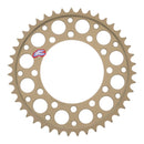 Renthal Sprocket Rear Silver 43T Alloy 7075 T6 Grooved Kawasaki