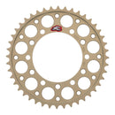 Renthal Sprocket Rear Silver 44T Alloy 7075 T6 Grooved Kawasaki