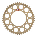 Renthal Sprocket Rear Silver 46t Alloy 7075 T6 Grooved Kawasaki