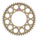 Renthal Sprocket Rear Silver 47T Alloy 7075 T6 Grooved Kawasaki