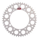 Renthal Sprocket Rear Silver 48T Alloy 7075 T6 Grooved GasGas