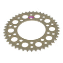 Renthal Sprocket Rear Silver 43T Alloy 7075 T6 Grooved Honda
