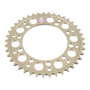Renthal Sprocket Rear Silver 41T Alloy 7075 T6 Grooved Suzuki