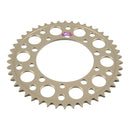 Renthal Sprocket Rear Silver 46t Alloy 7075 T6 Grooved Suzuki