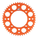 Renthal Rear Sprocket 48T Alloy 7075-T6 Grooved - Orange (KTM  Husqvarna)