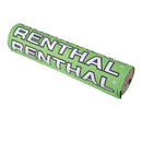 Renthal SX Handlebar Pad 10in - Green / White Retro