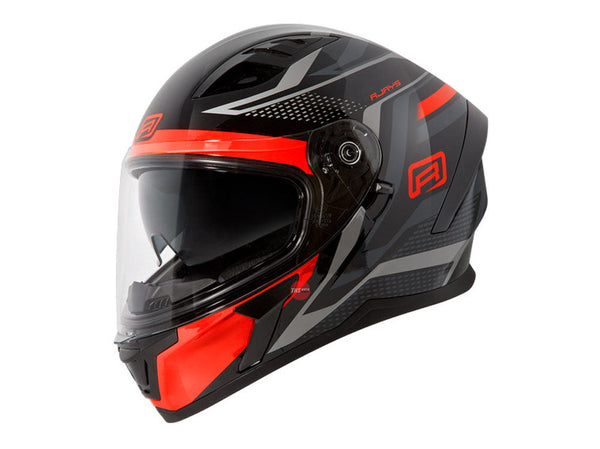 Rjays Large Apex IIi Ignite Black red Road Helmet Size 60cm