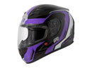 Rjays Grid Gloss Black Purple Road Helmet Size XS 54cm