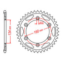 SPKT REAR RK ALLOY 1308 46T