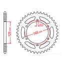 SPKT REAR RK STEEL 855 46T