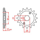SPKT FRONT RK STEEL 290 14T