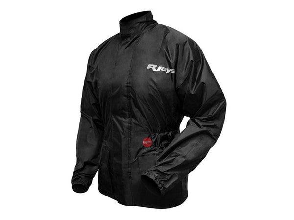 Rjays Waterproof Jacket Black Rainwear Size Small