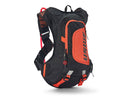USWE Raw 8L Storage 3L Bladder Dirt Biking Hydration Pack Black/Factory Orange