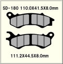 Vesrah Organic Brake Pads SD180