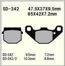 Vesrah Organic Brake Pads SD342