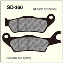 Vesrah Organic Brake Pads SD360 GSX-R125- GSX150 / GSX150Z Gixxer