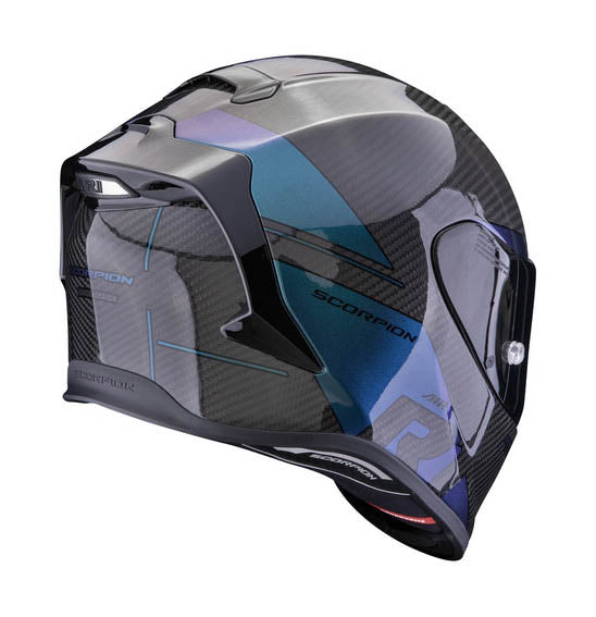 Scorpion EXO-R1 EVO CARBON AIR RALLY Black Chameleon Road Helmet Size Large 60cm
