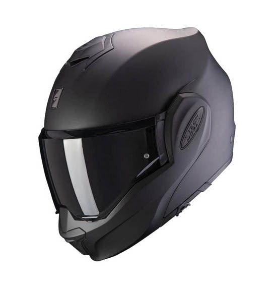 Scorpion EXO-TECH EVO SOLID Matt Black Road Helmet Size 2XL 63cm