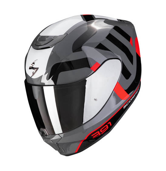 Scorpion EXO-391 AROK Grey Red Black Road Helmet Size 2XL 63cm