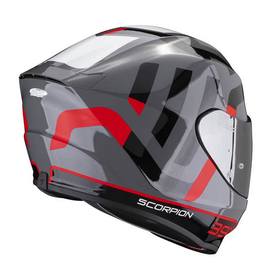 Scorpion EXO-391 AROK Grey Red Black Road Helmet Size Medium 58cm