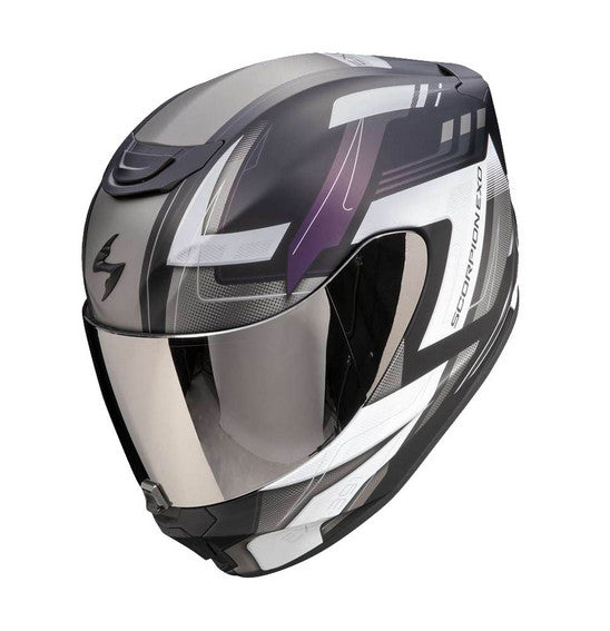 Scorpion EXO-391 CAPTOR Matt Black Chameleon Road Helmet Size 2XL 63cm