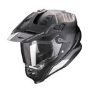 Scorpion EXO ADF-9000 AIR DESERT Matt Black Silver Adventure Helmet Size Large 60cm
