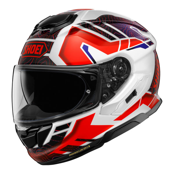 Shoei GT-Air 3 Hike TC10 - Red / White / Blue Size XL 62cm