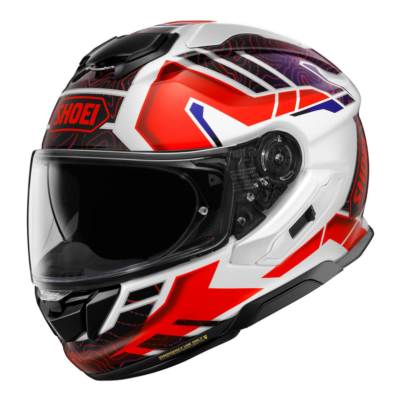 Shoei GT-Air 3 Hike TC10 - Red / White / Blue Size 2XL 64cm