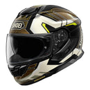 Shoei GT-Air 3 Hike TC11 - White / Brown / Hi-Vis Yellow Size XL 62cm
