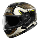 Shoei GT-Air 3 Hike TC11 - White / Brown / Hi-Vis Yellow Size Large 60cm