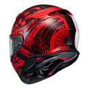 Shoei NXR2 Helmet - Beaut TC1 White / Black / Red Size Medium 58cm